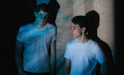 Ben Heim (left) and Connor D’Netto in St John's Cathedral