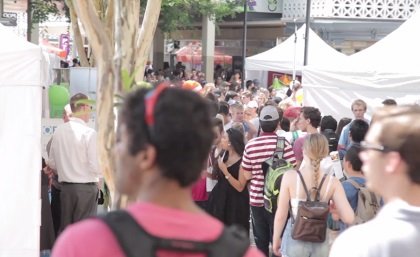 Market days are the big events of the O-Week calendar