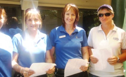 Winners were announced at a BBQ at the UQ Staff and Graduates Bar. From left Lorraine Hancock, Debra Laws, Rebekah Scotney, Sharon Blums and Campus Director Janelle Zahmel.