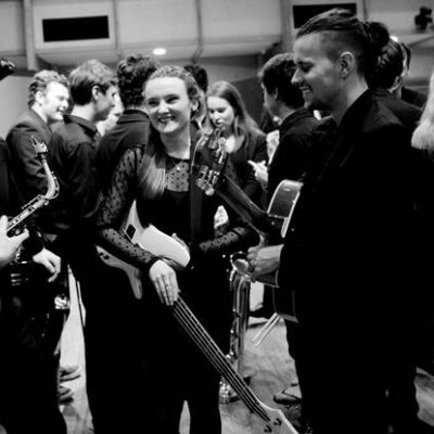 UQ Big Band members after a recent performance