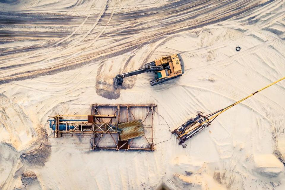 Sand and gravel mining will underpin the clean energy push.