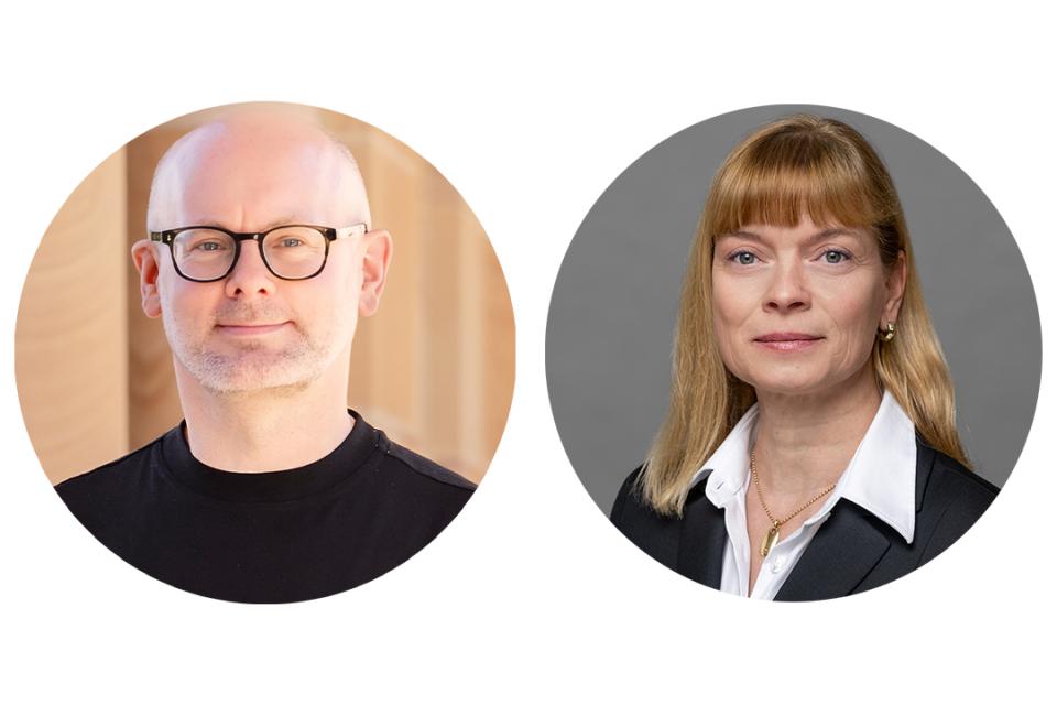 headshot of Andreas Schloenhardt and Susanne Reindl-Krauskopf