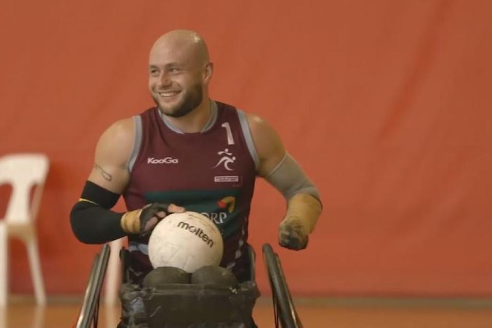 Paralympian Chris Bond.