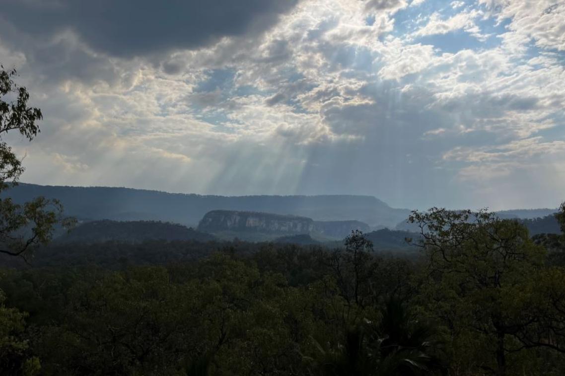 Landscape view of a gorge