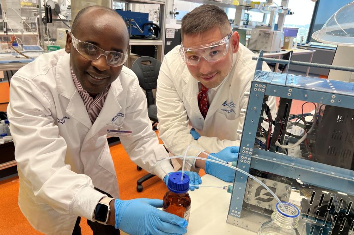 Dr Mike Tebyetekerwa and Rizal Evans