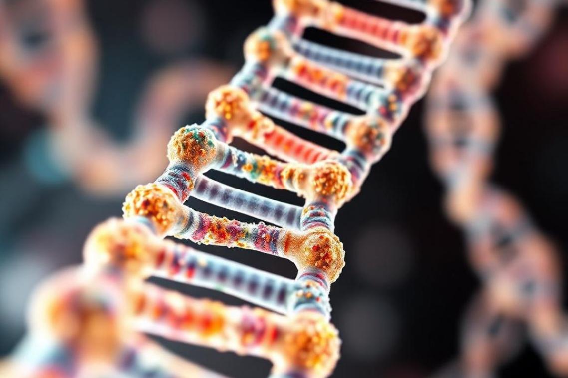 The human genome is copied by tens of thousands of individual DNA replication machines. 