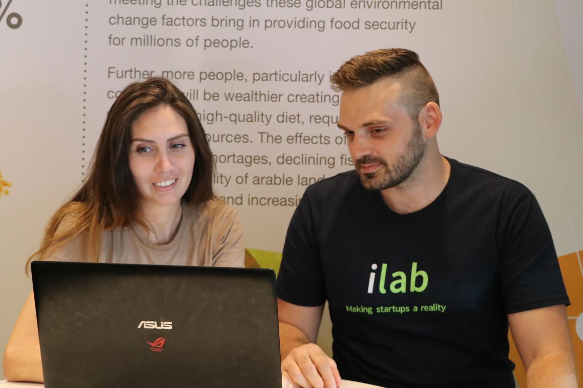 Co-founders Anna Hendra and Adrian Spierings.