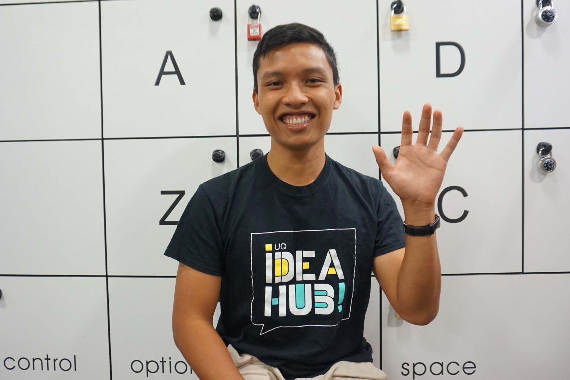 It will be so much fun, and it is such an honour, Mr Tambunan said of his new role as 2019 UQ Chief Student Entrepreneur.