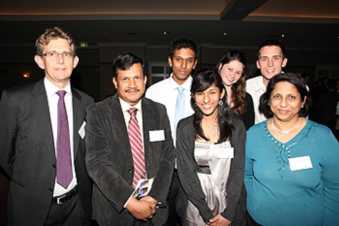 Some of the scholarship recipients at the UQ Industry Scholarship Awards night