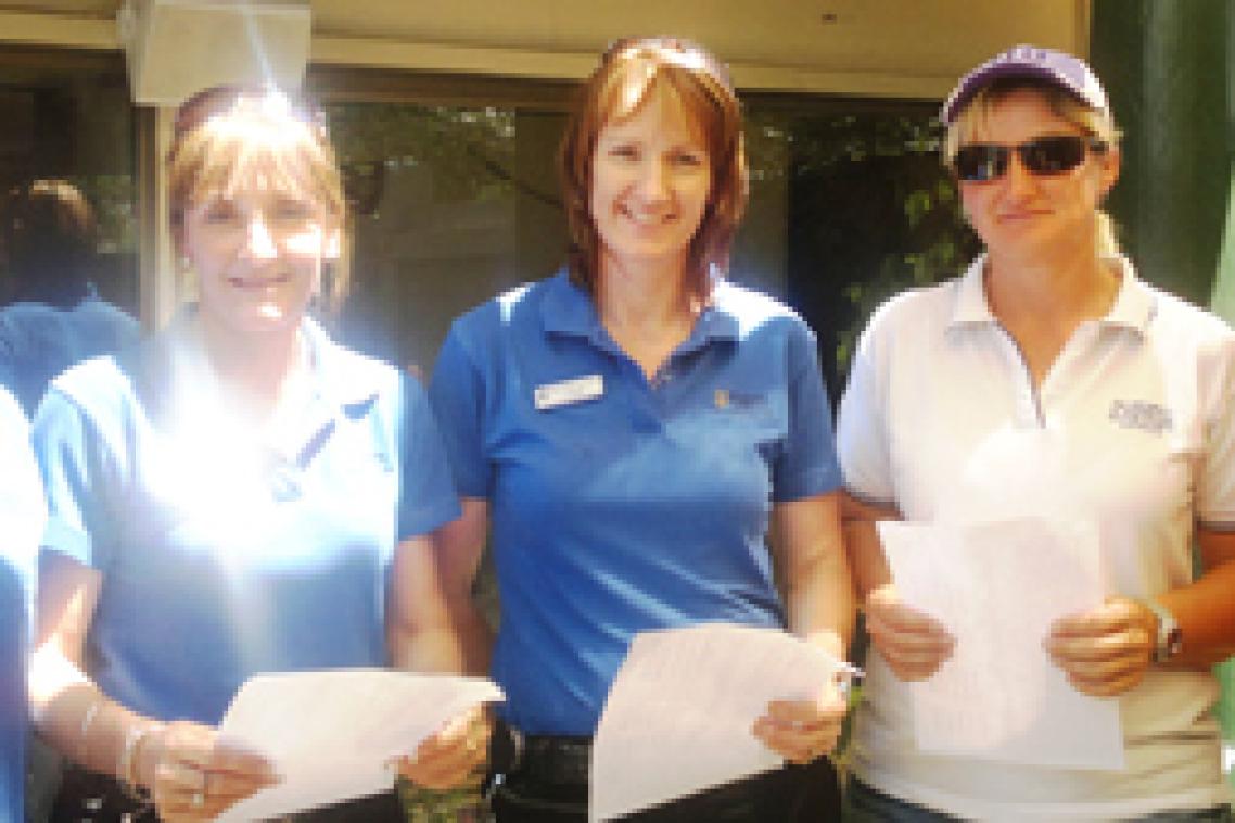 Winners were announced at a BBQ at the UQ Staff and Graduates Bar. From left Lorraine Hancock, Debra Laws, Rebekah Scotney, Sharon Blums and Campus Director Janelle Zahmel.