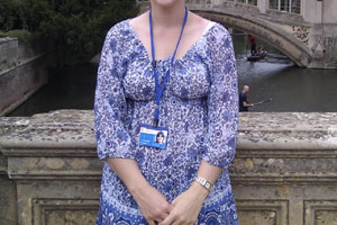 Emily Neagle in Cambridge where she attended the Cambridge Summer Veterinary School last year in June.