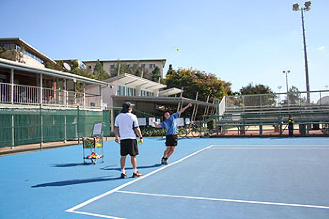 The UQ Tennis Centre is preparing for a busy 2012