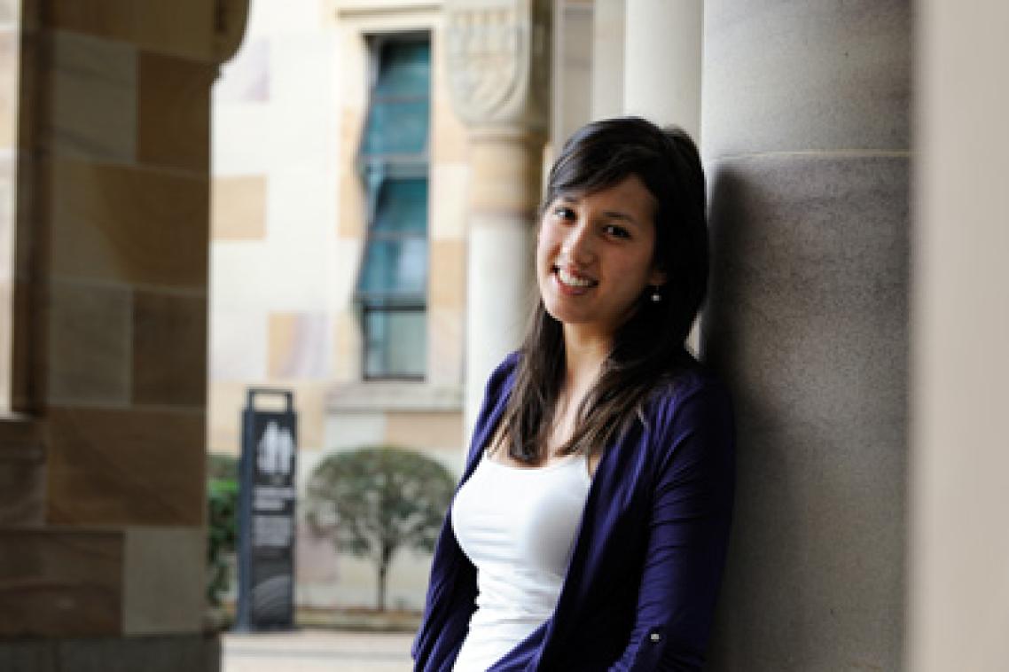 UQ Arts/Law student Juliette Maeji will work for nine weeks in the Austrade office in Paris.