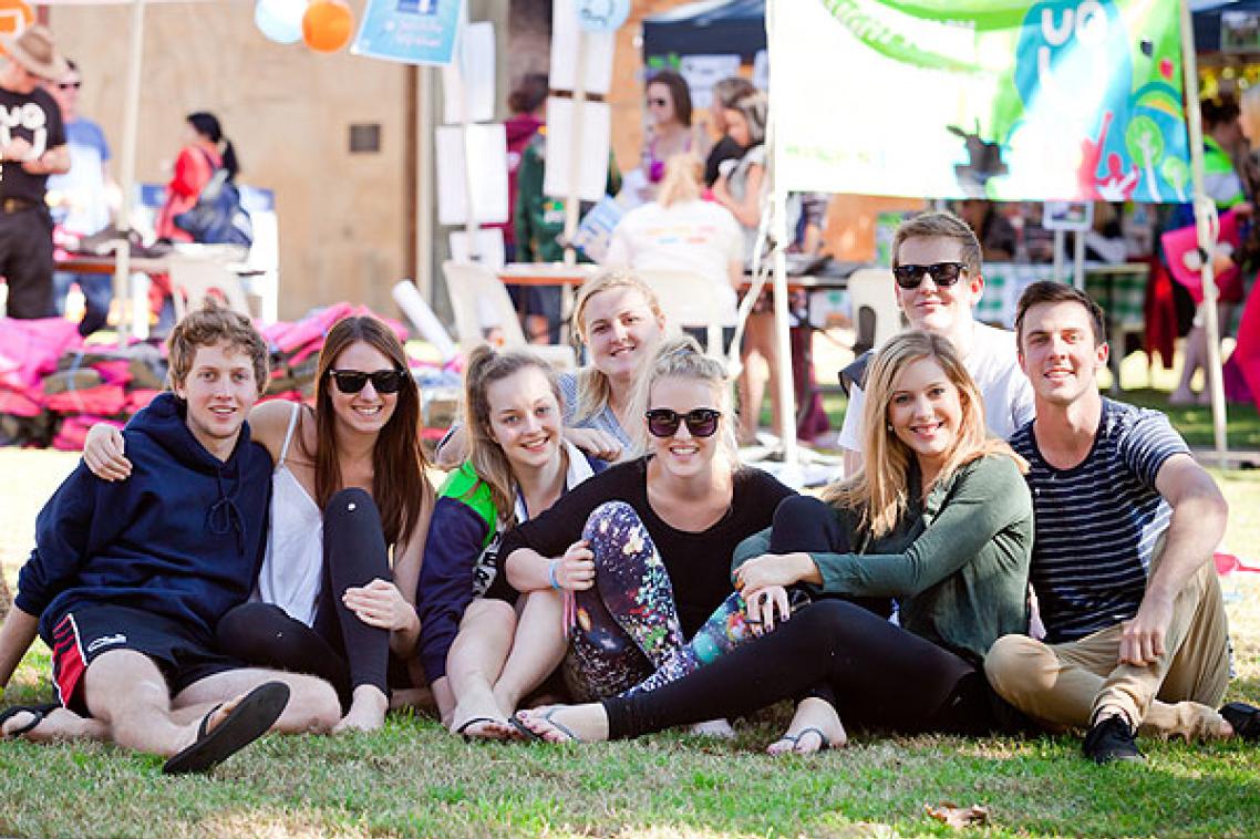 Students enjoy the festivities at UQ Gatton's Fiesta