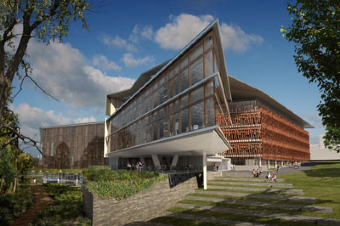 The University of Queensland's Advanced Engineering Building will provide opportunities for research in undergraduate engineering studies.