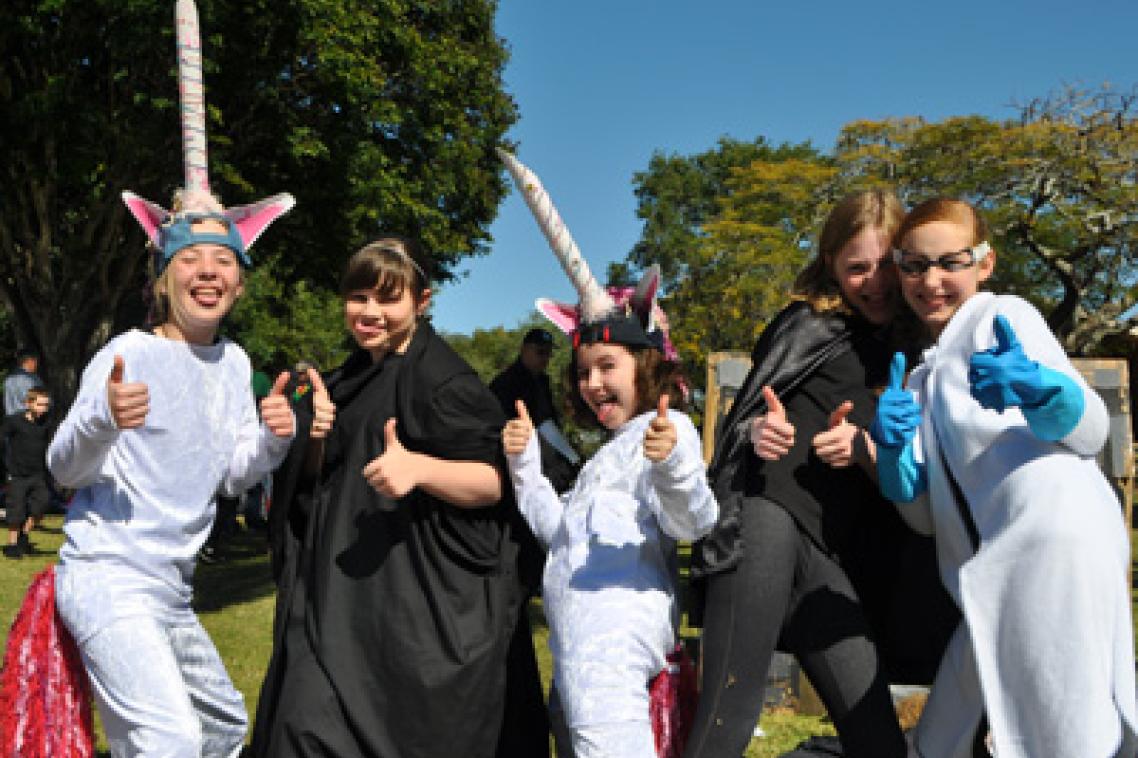 Students from Highfields State School took part in the Opti-MINDS competition.