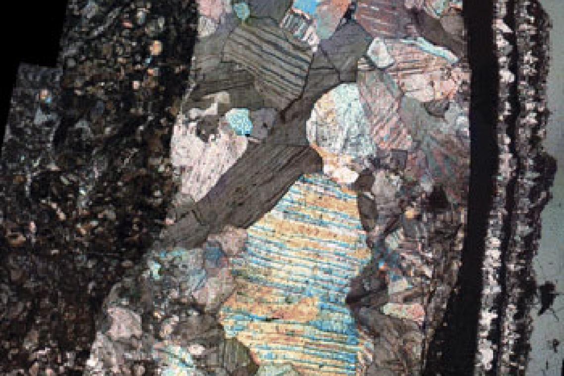 Dr Perach Nuriel's image, which appears on the cover of the October issue of Geology magazine
