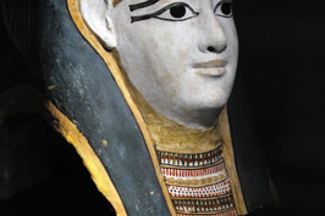 A 2400-year old Egyptian mummy mask remains one of the RD Milns Antiquities Museum's most popular attractions.