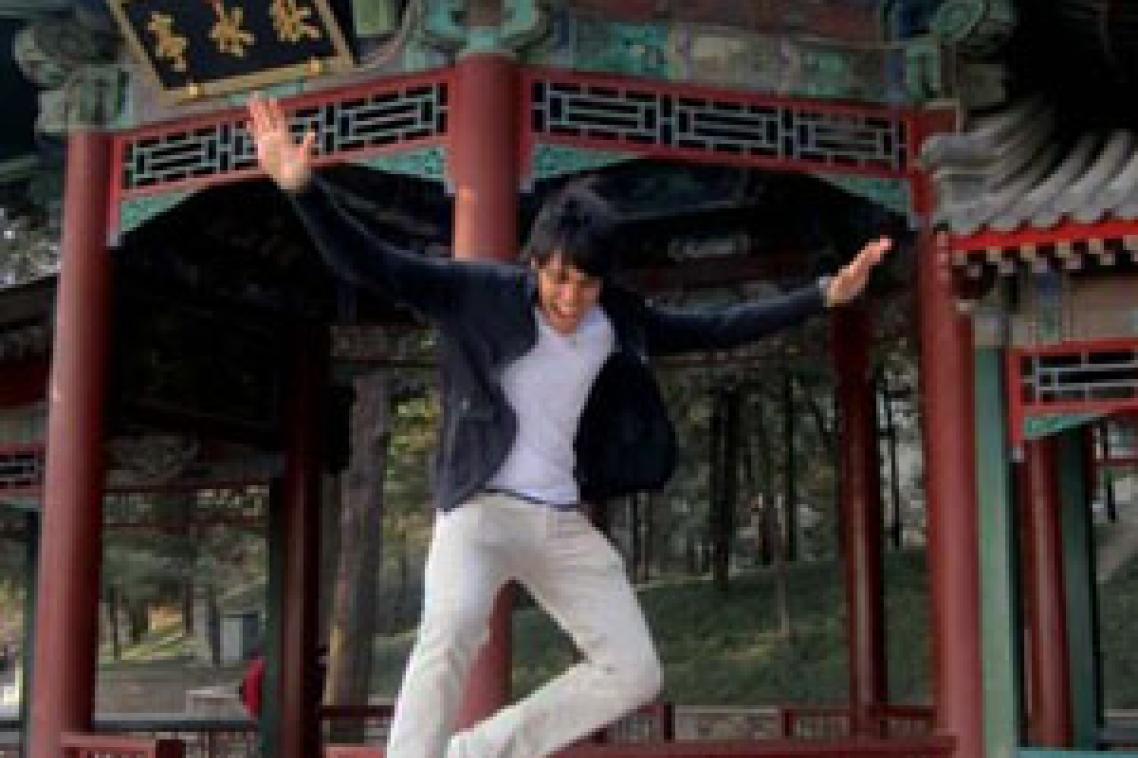 Ashwin Sadhwani recently travelled to Shanghai and Beijing on university exchange