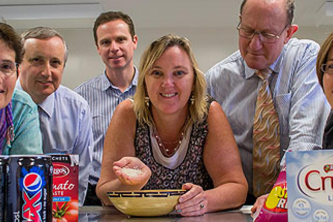 Dr Fitzgerald (centre) and her team are excited about establishing a training centre for food scientists at UQ