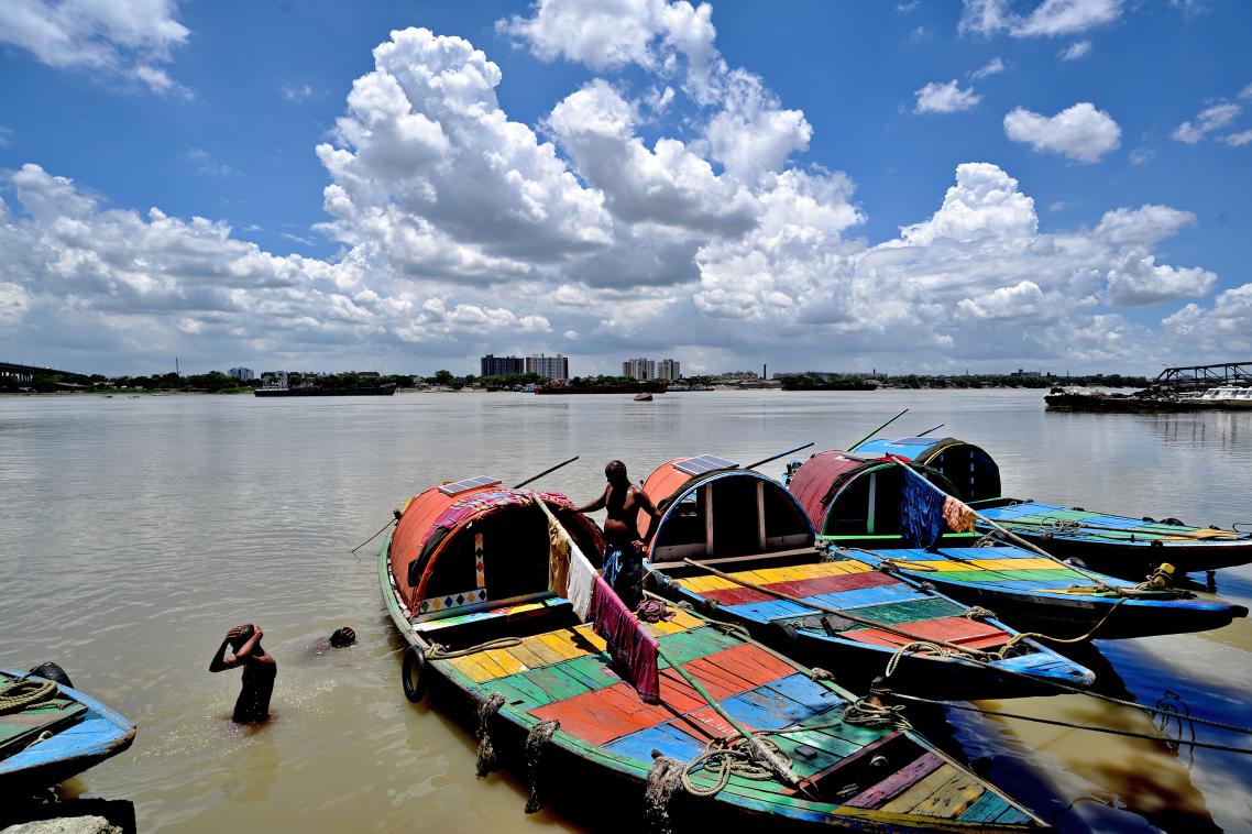Bathing in the Ganges river. Photo: Rabin Chakrabarti