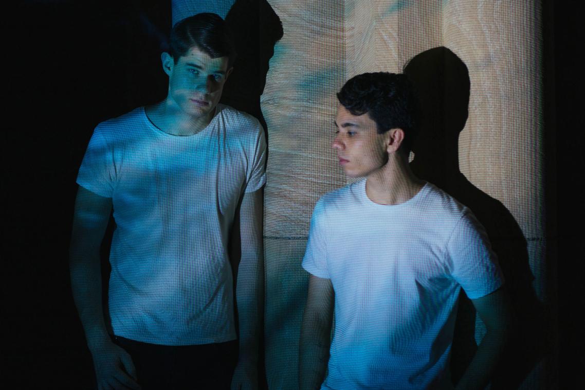 Ben Heim (left) and Connor D’Netto in St John's Cathedral