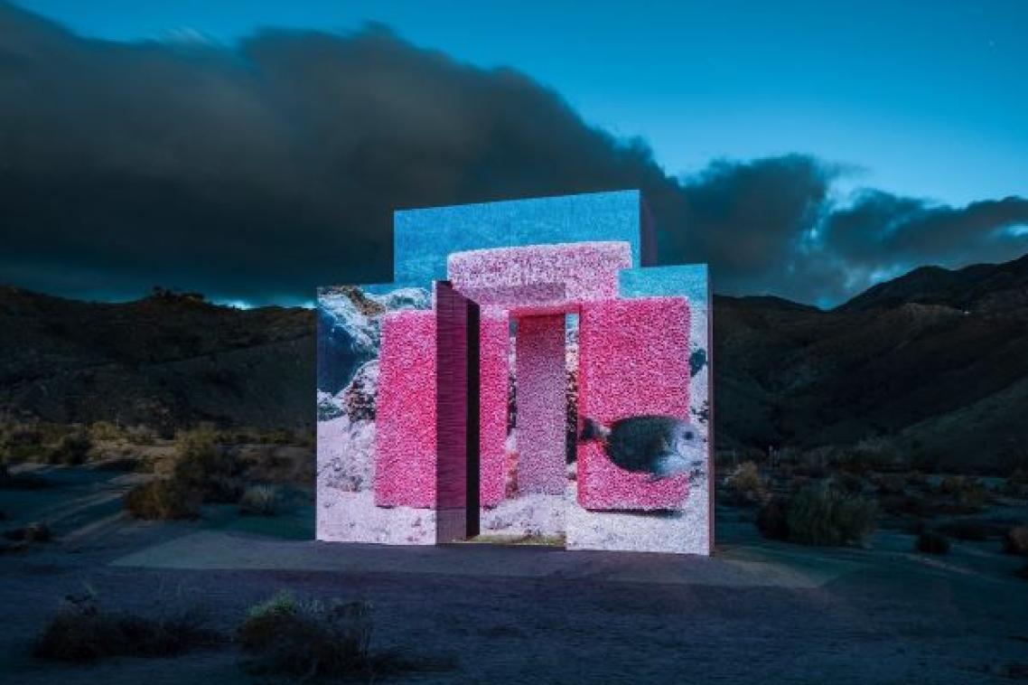 Superflex, Dive-In, 2019. Photo: Lance Gerber, courtesy of Desert X.