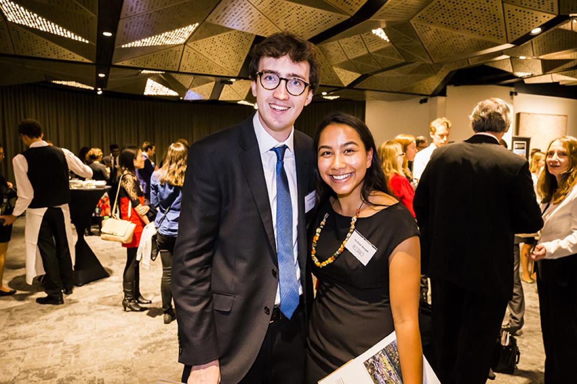 Award winners Sam Walpole and Priam Rangiah