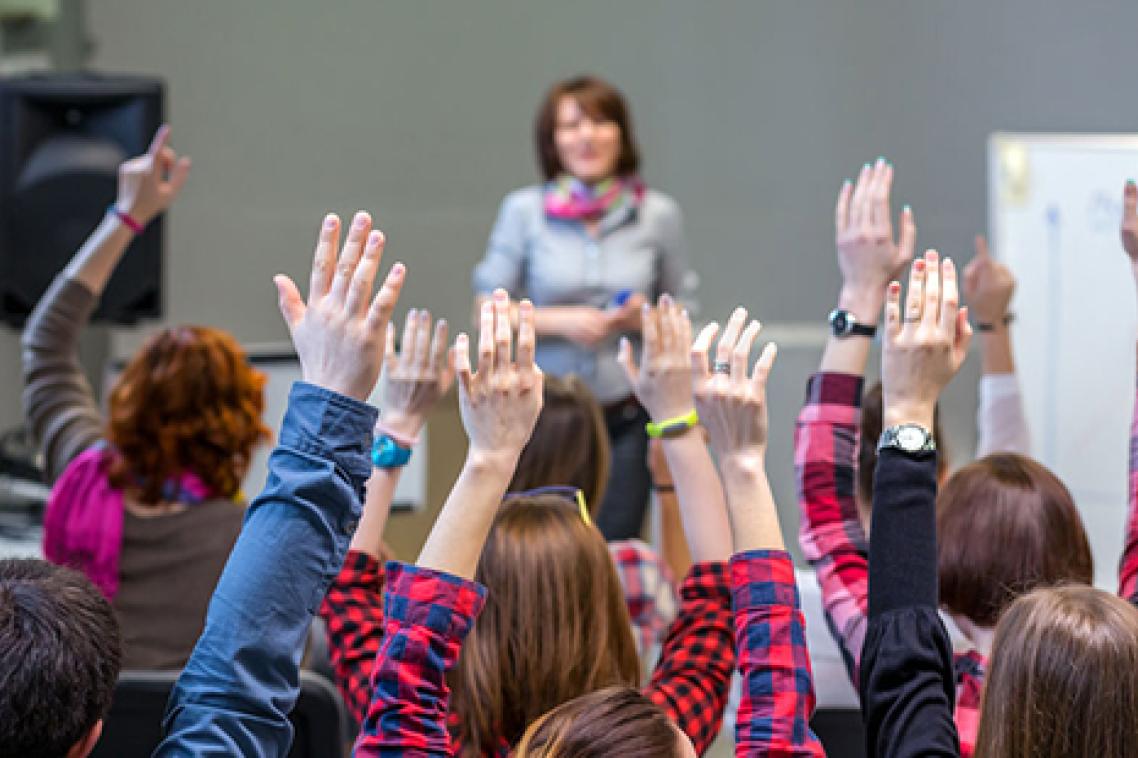 Stock image of classroom