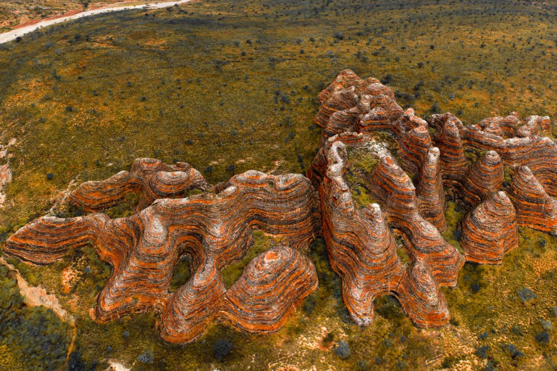 Purnululu National Park is home to the Bungle Bungle Range