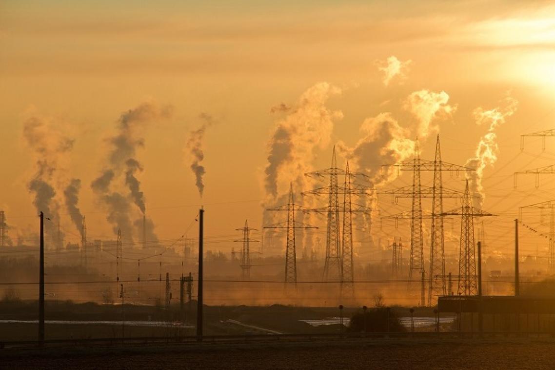 Burning fossil fuels