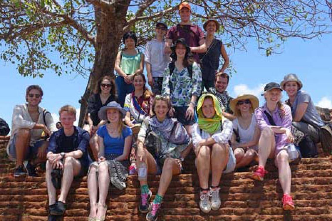 UQ Bachelor of Architectural Design students who each received $2700 grants to take part in a design studio project in Colombo, Sri Lanka, this year.