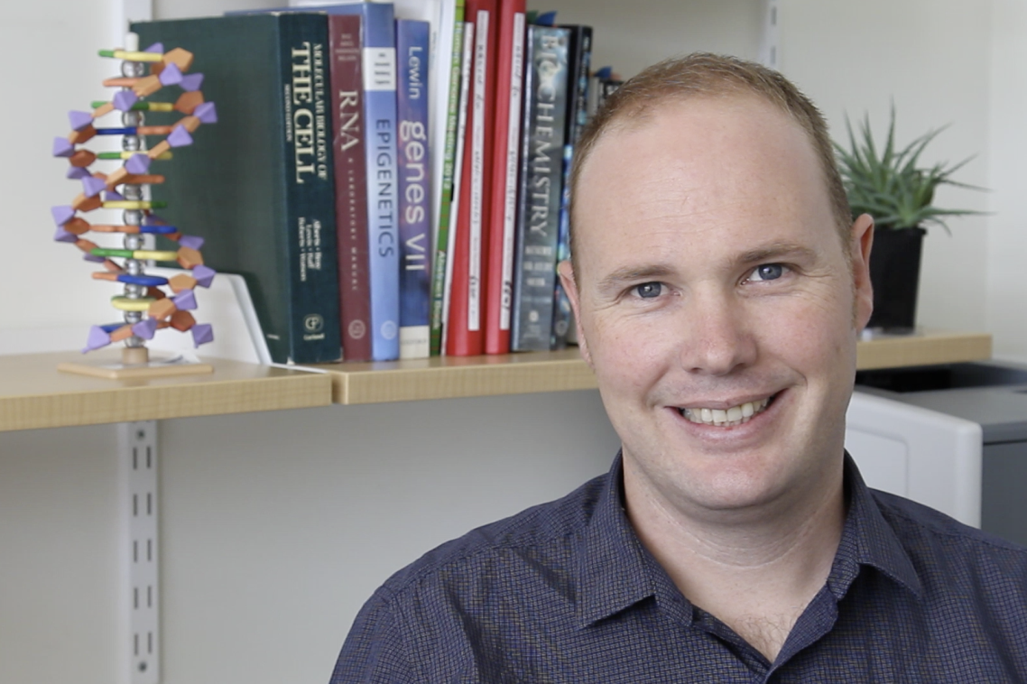 Dr Cas Simons from UQ's Institute for Molecular Biosciences.