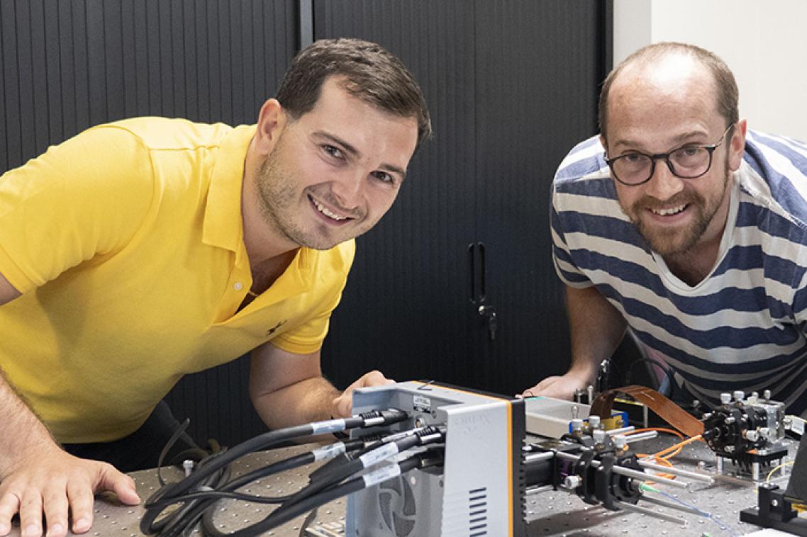Dr Mickael Mounaix and Dr Joel Carpenter