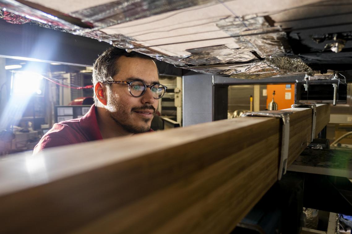 PhD student Mateo Gutierrez explores the potential of bamboo