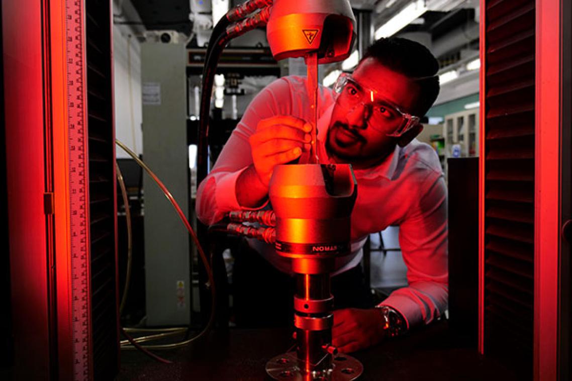 UQ Student Clint Therakam to graduate with a degree in mechanical and aerospace engineering