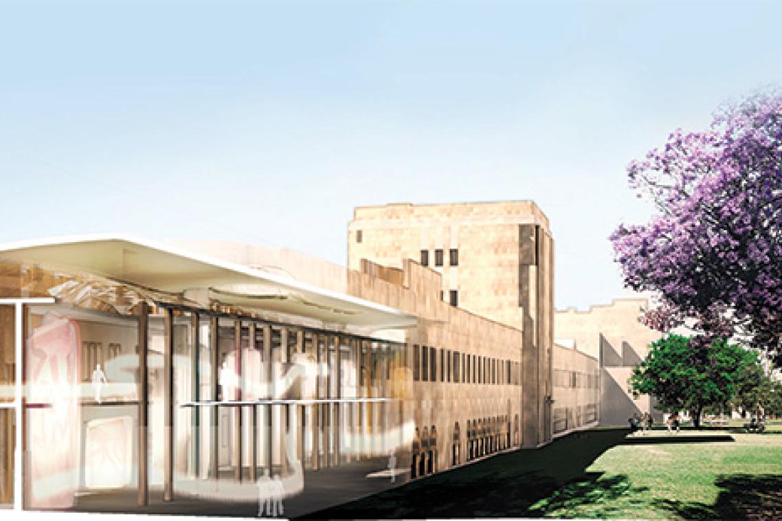 Artist's impression of the Forgan Smith refurbishment