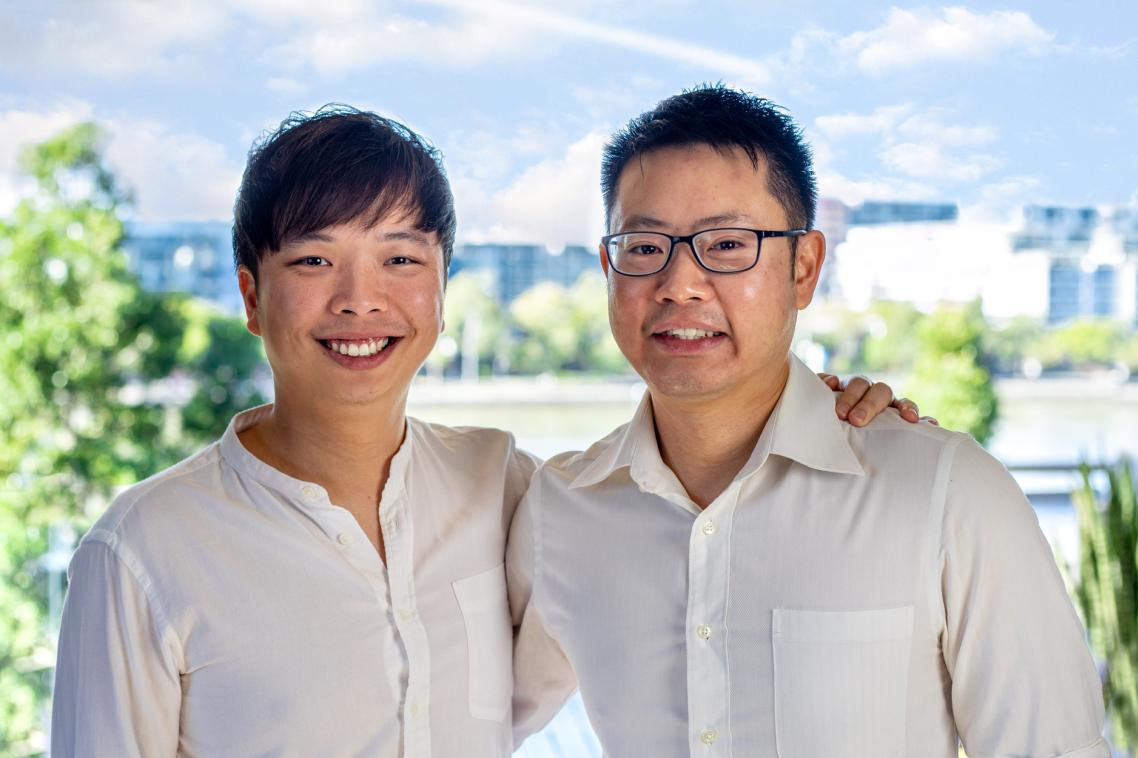 Kurin Organics cofounders Ian Ling and Kok Leong Chong