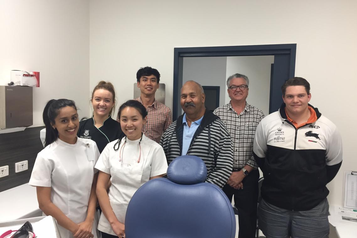 Dental students at St George