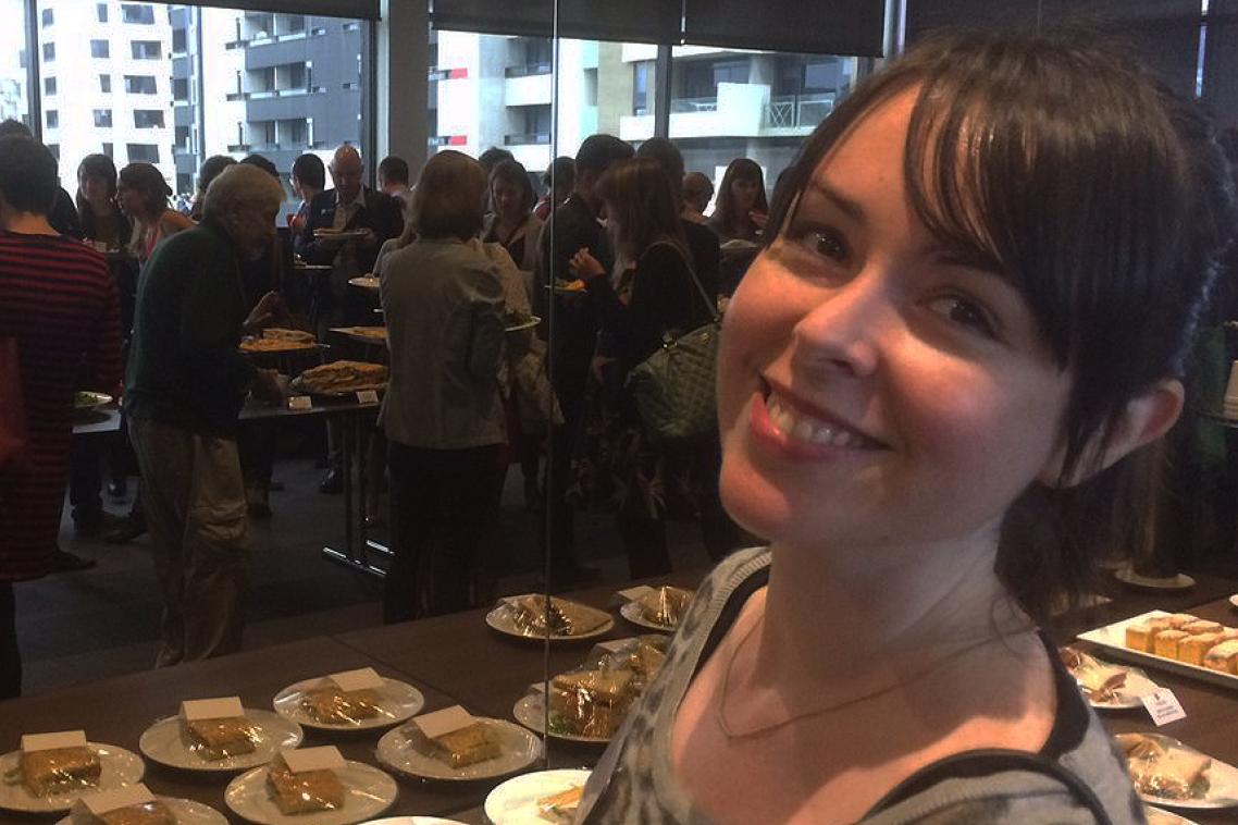 Dr Katharine Greenaway's small smile