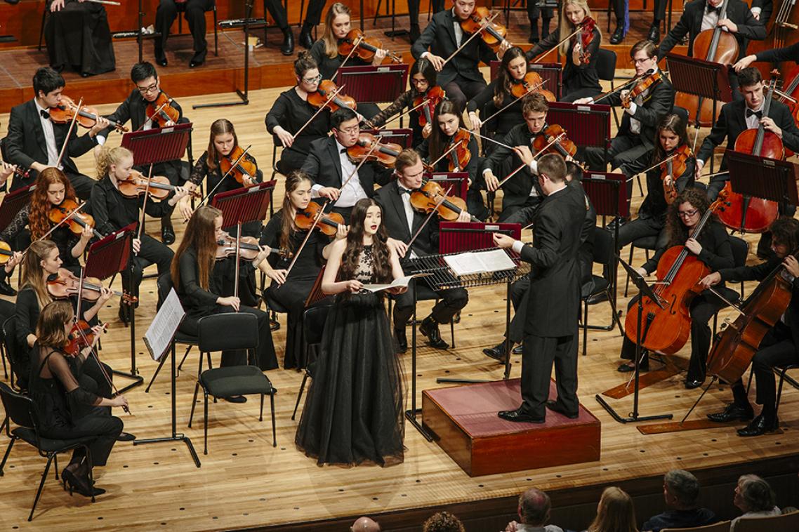 UQ’s Symphony Orchestra performing in QPAC earlier this year
