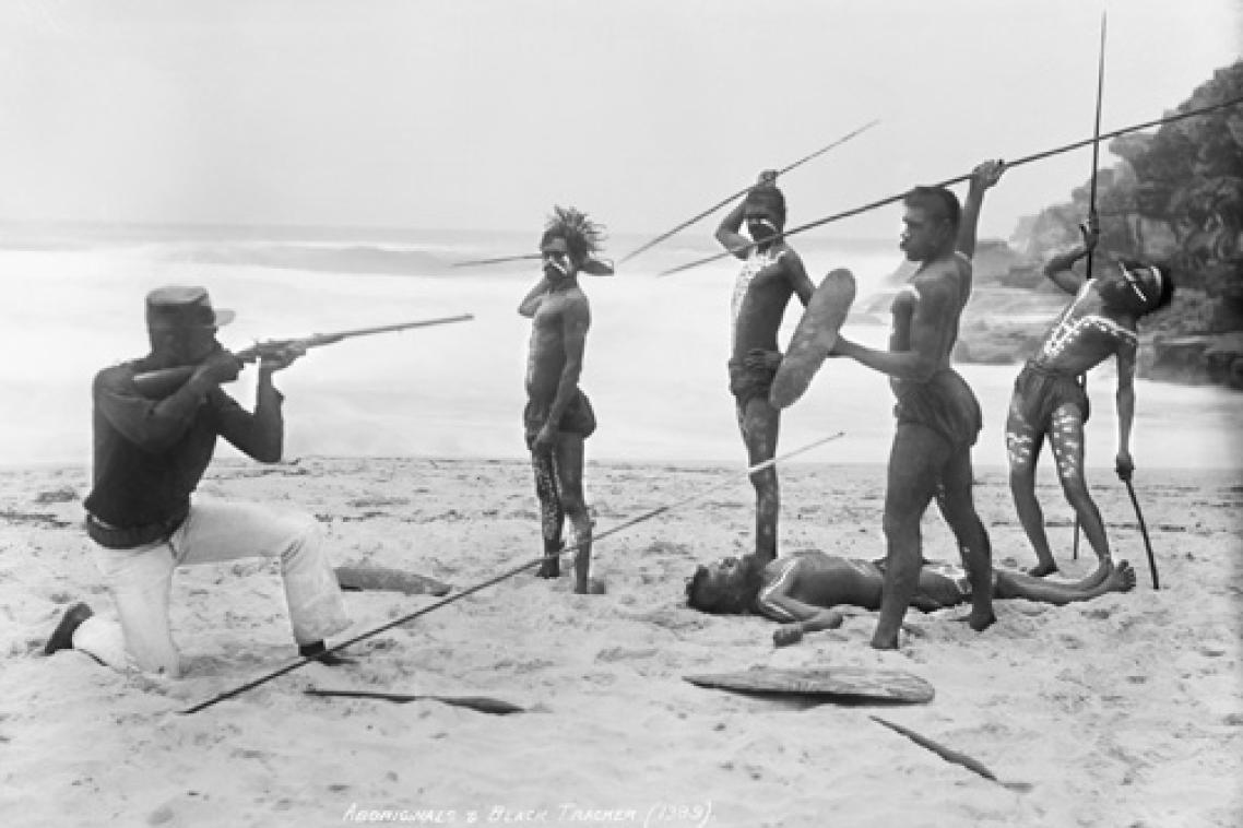 Part of the Wild Australia exhibition: Tamarama Beach, December 1892. Photograph by Kerry & Co. Tyrell Collection: Museum of Applied Arts and Sciences.