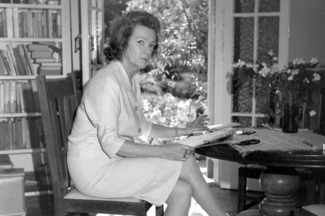 Helen Haenke ... "drew inspiration from the world around her, from what she saw beyond the Rockton window"