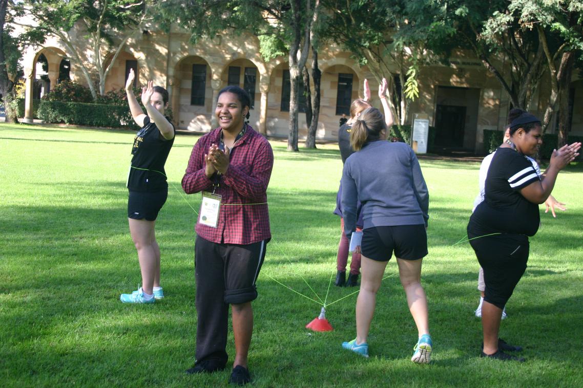 Students get a taste of campus life.