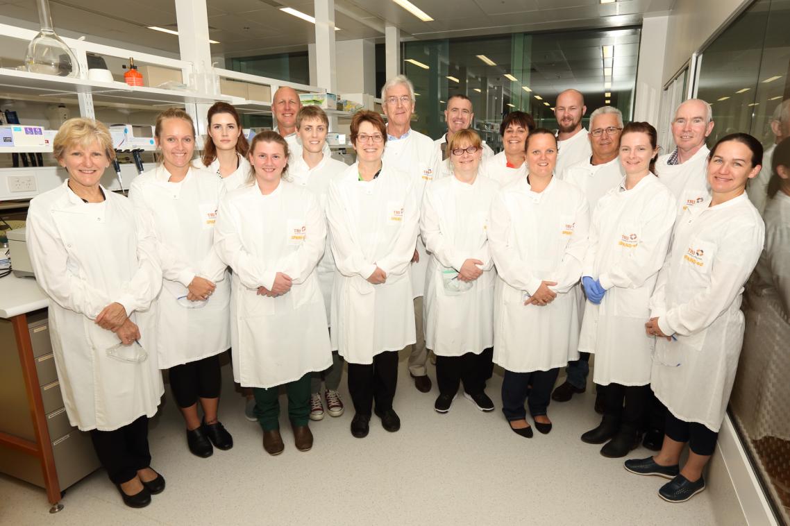 Regional teachers with Qld Chief Scientist, Dr Geoff Garrett, and SPARQ-ed coordinator Anne Brant
