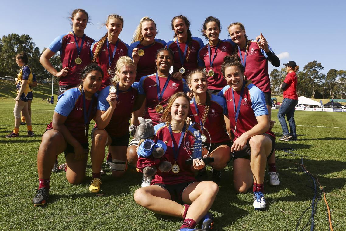 Team UQ undefeated in Round 2 of Aon Uni 7s Series (Credit: ARU Media/Karen Watson)