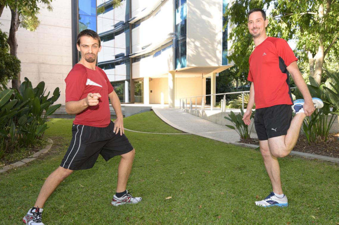 QBI's Nick Nacsa and Ross Dixon will run in the City2South on Saturday 14 June