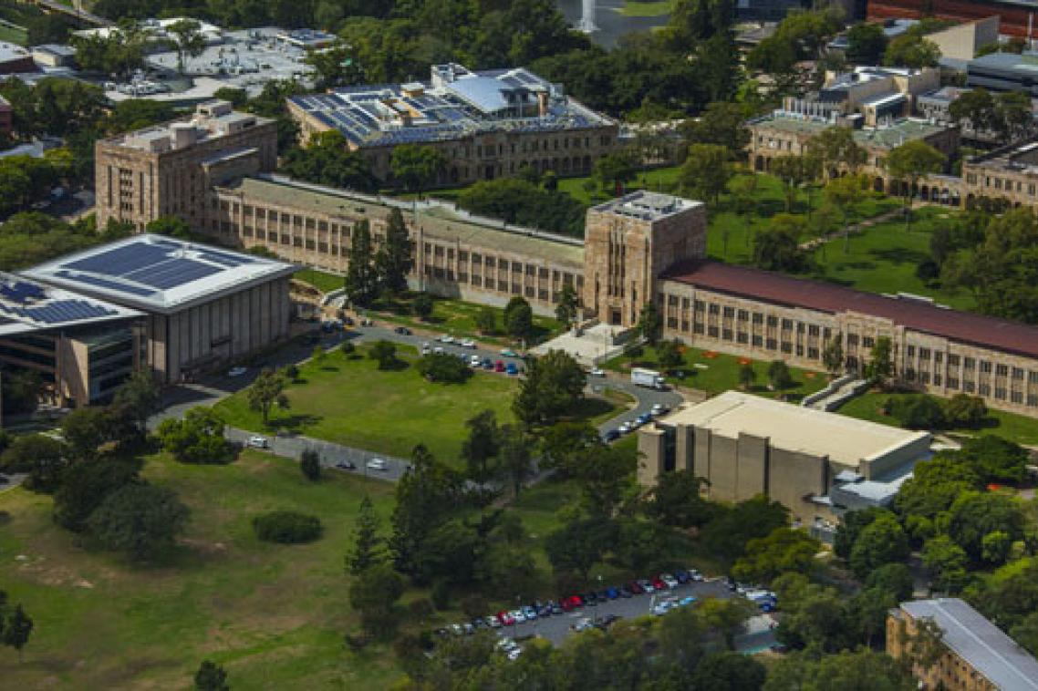 Aerial photo of UQ