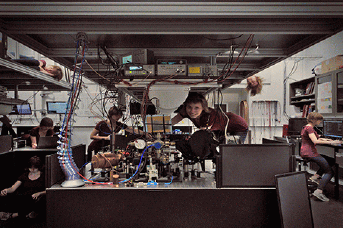 A day in the lab. Image by Virginia Frey