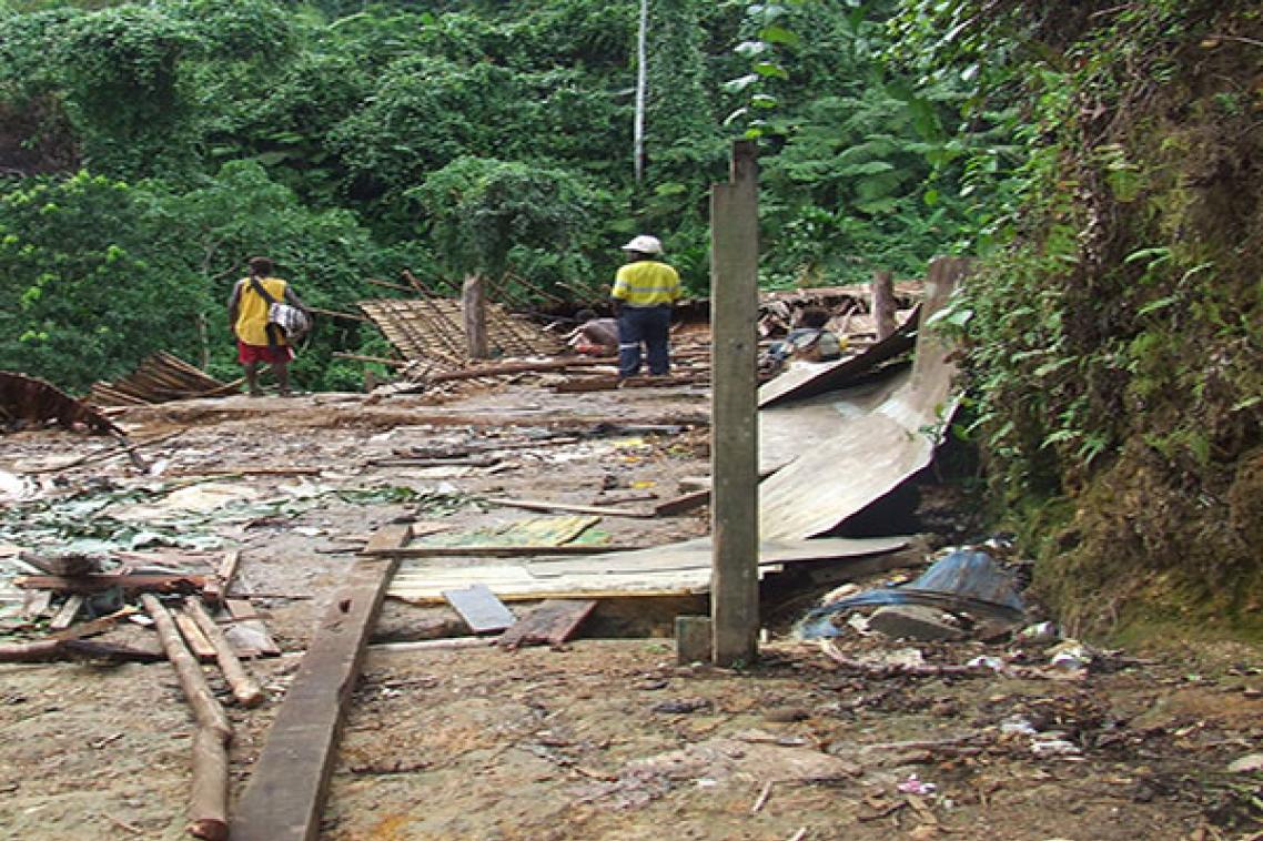 Mining, unfortunately, often required the displacement of people and property